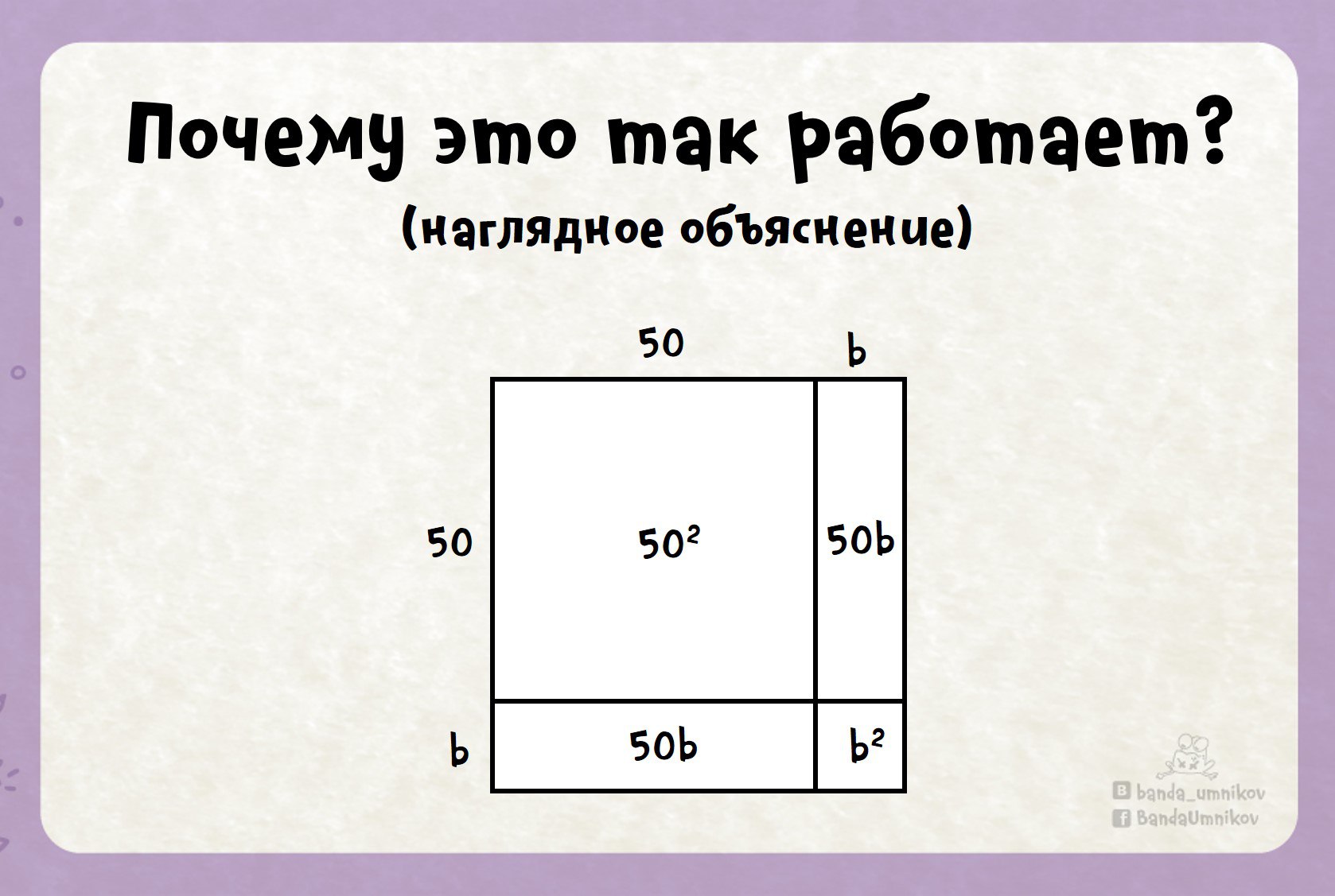 Лайфхак для быстрого возведения в квадрат, шаг 5