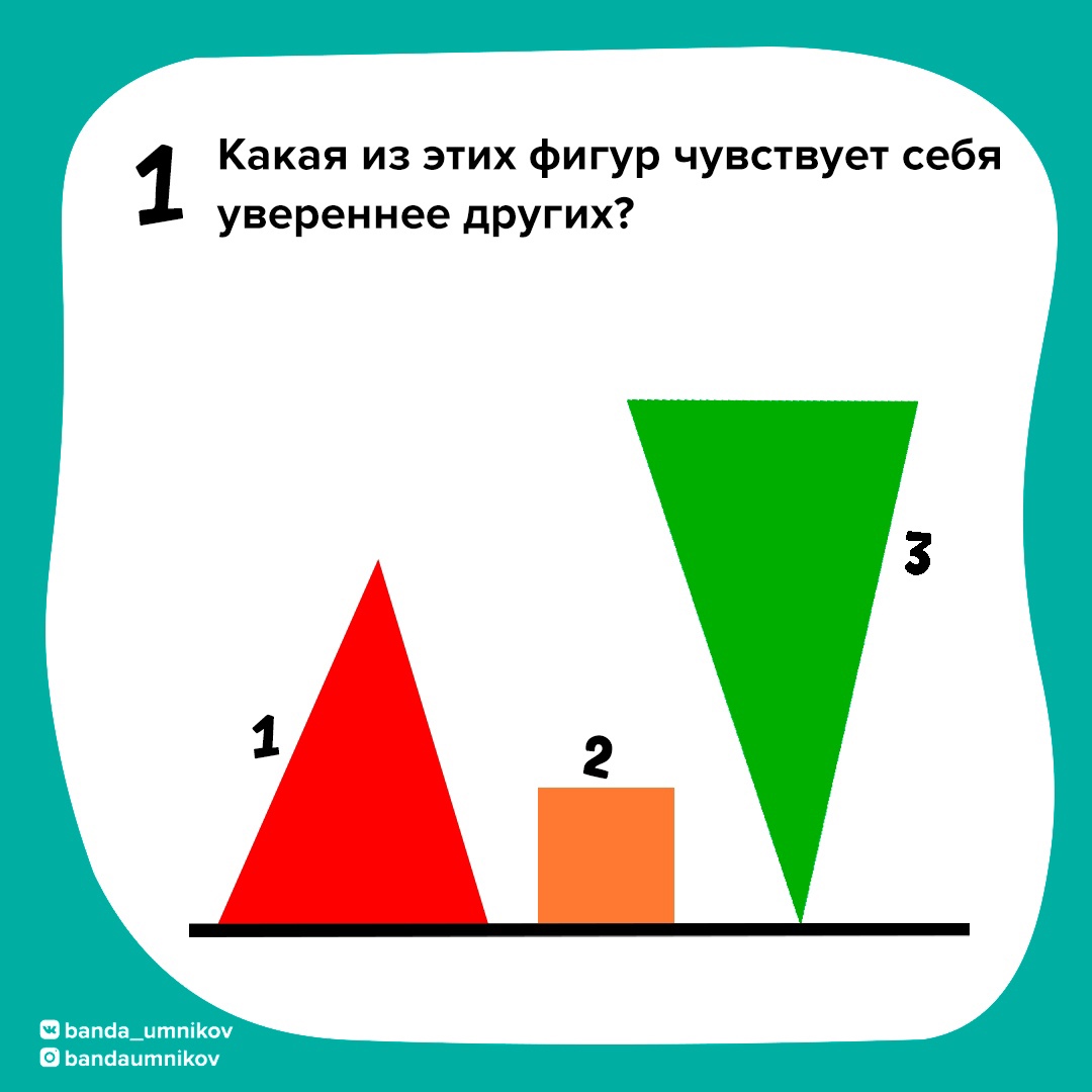 Задачка 1: угадай эмоции фигур, линий и цифр