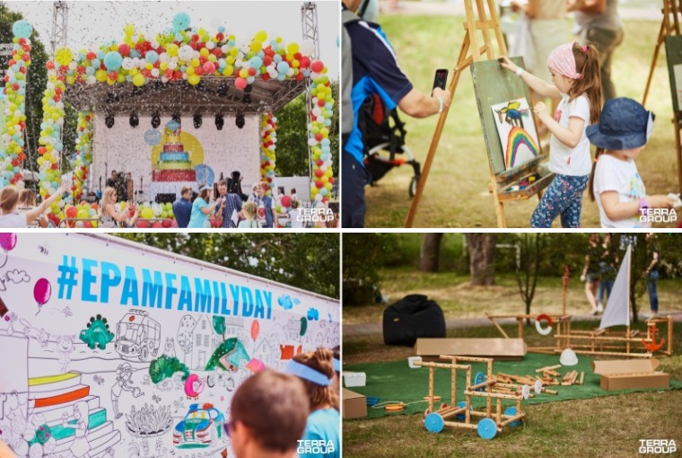 Сотрудники с семьями на корпоративном Family Day