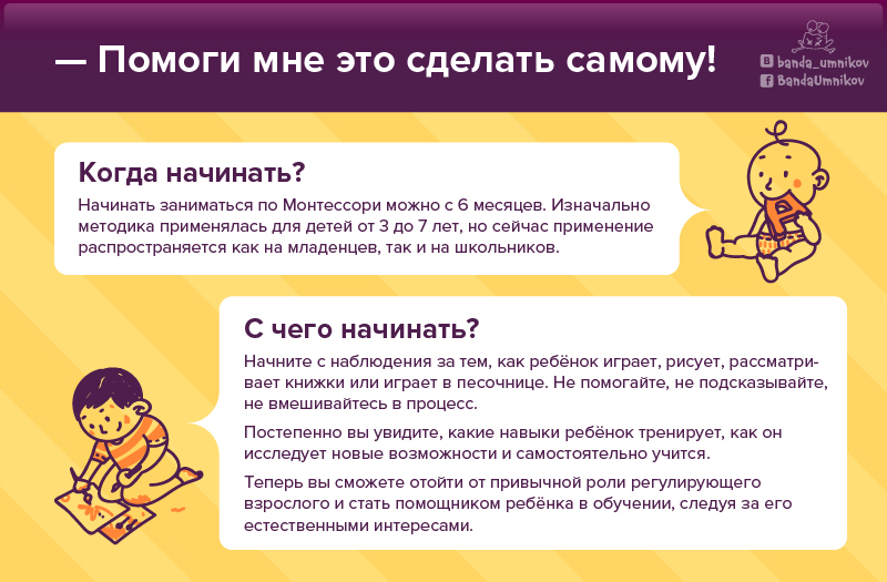 Инфографика о методе Монтессори: слайд 3