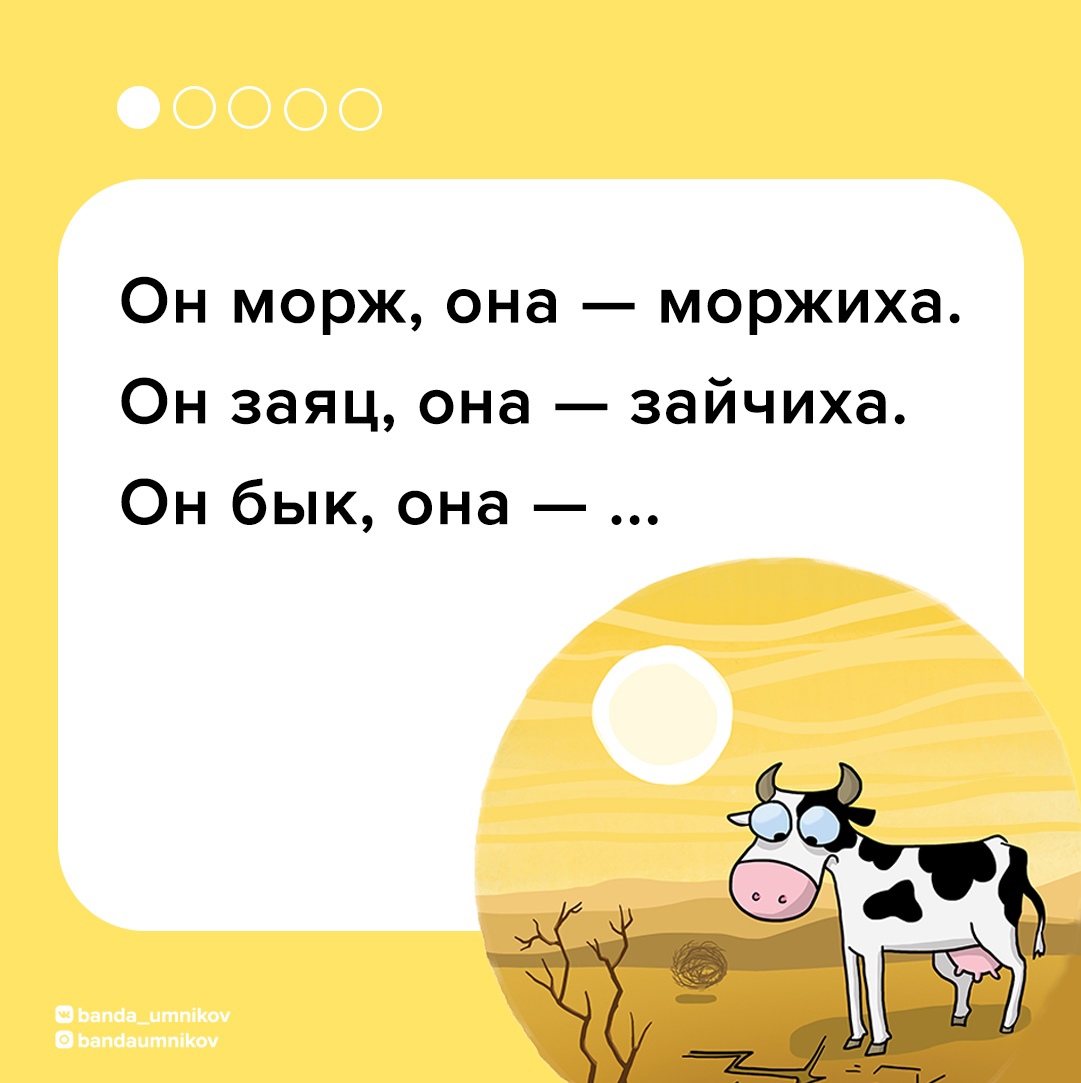 Загадка про быка