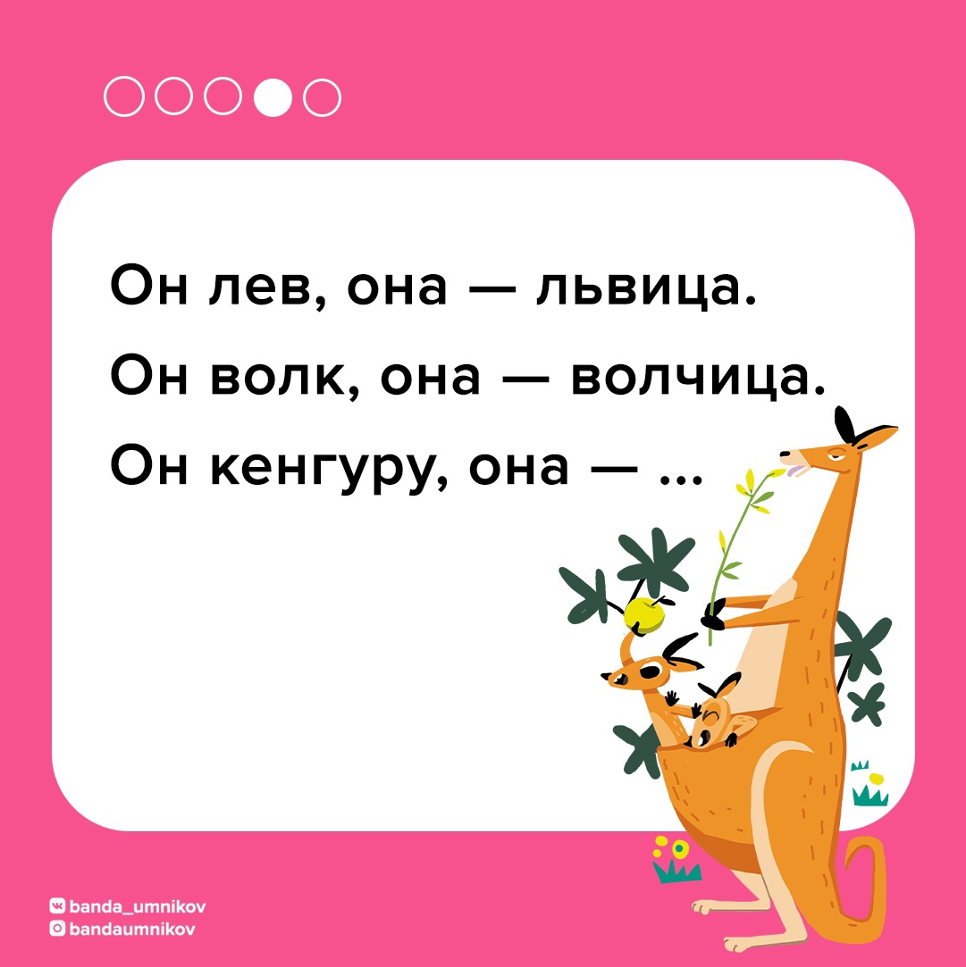 Загадка про кенгуру
