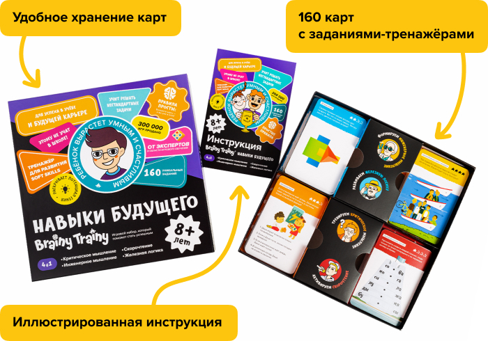 Внешний вид коробки и наполнения настольной игры