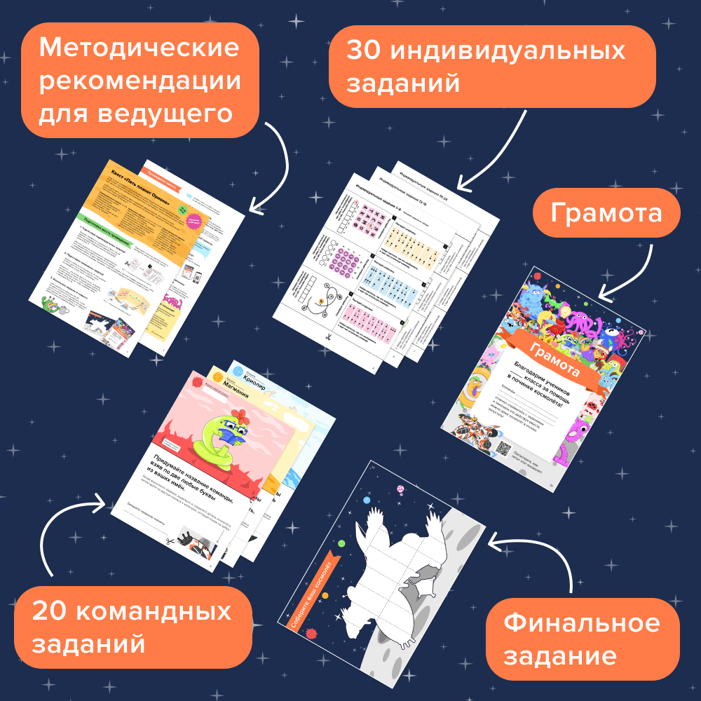 Шаг 1. Подготовка — Квест на класс Пять планет Ориона