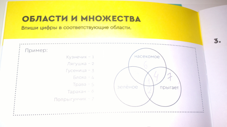 Задание «Области и множества»