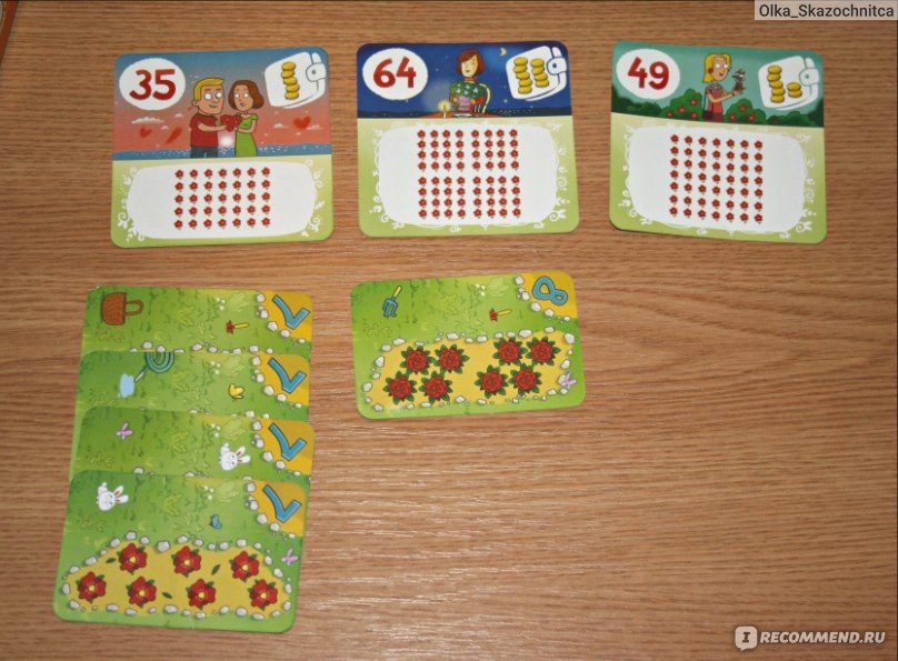 Карточки из игры «Цветариум»